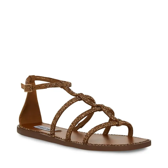 Steve Madden Neptune Bronze Womens Sandals