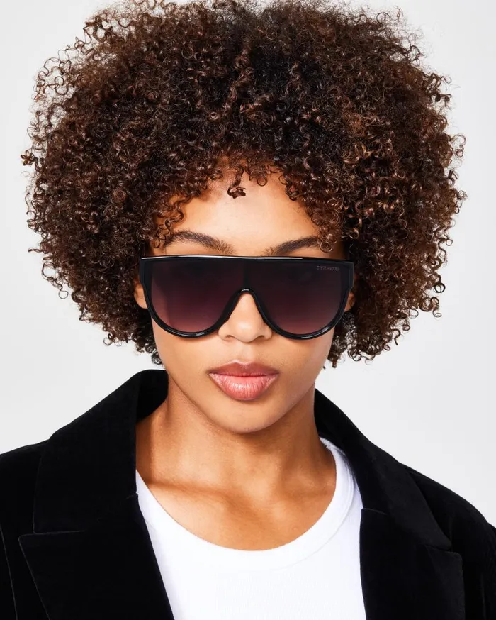 Steve Madden Nigel Sunglasses Black Womens Sunglasses