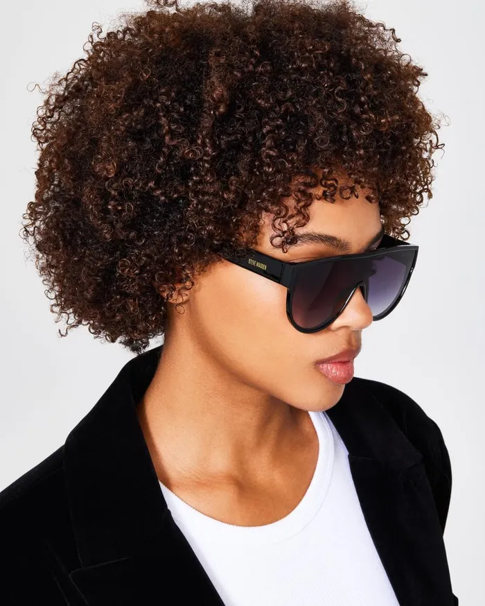 Steve Madden Nigel Sunglasses Black Womens Sunglasses