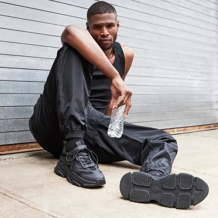 Steve Madden Possess Black Mens Sneakers