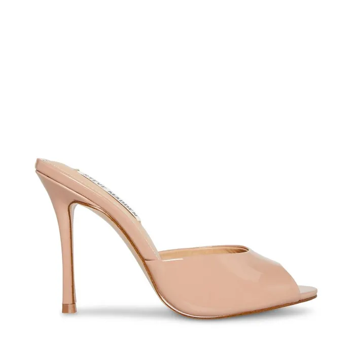 Steve Madden Priya Blush Patent Womens Heels