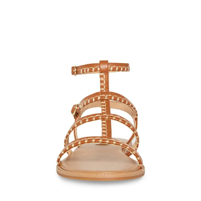 Steve Madden Roman Cognac Womens Sandals