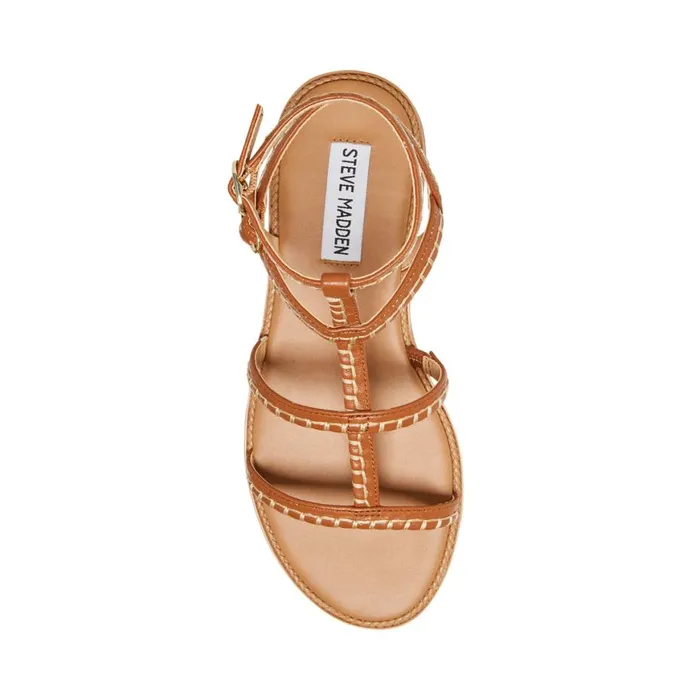 Steve Madden Roman Cognac Womens Sandals