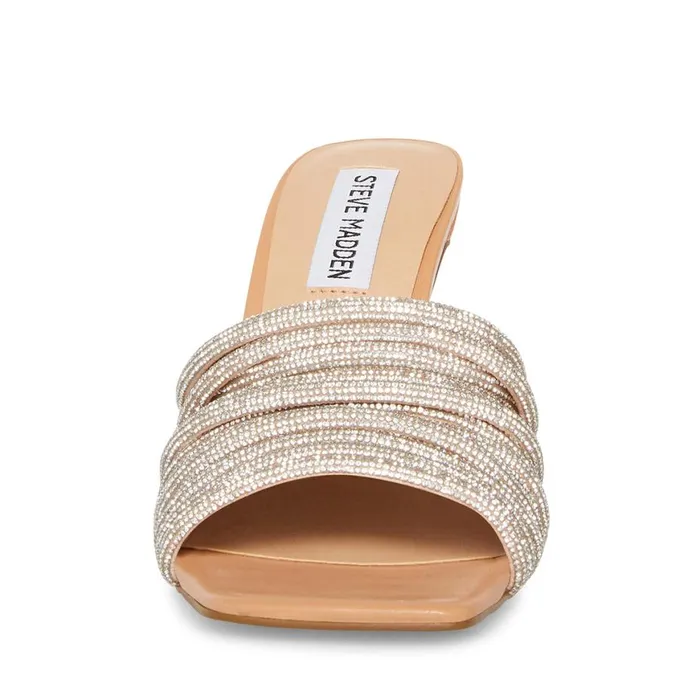 Steve Madden Soreya Tan Multi Womens Heels