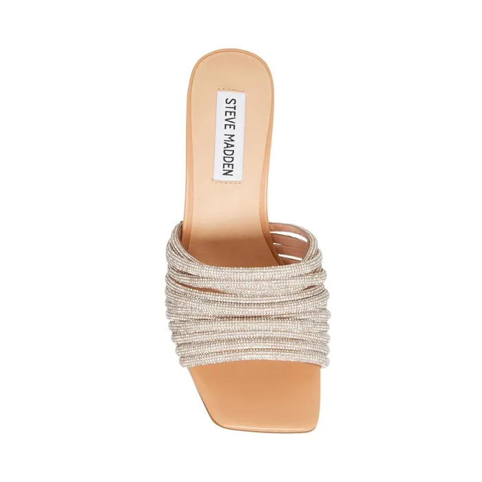 Steve Madden Soreya Tan Multi Womens Heels