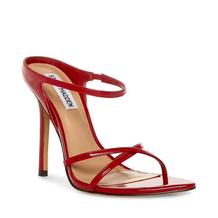 Steve Madden Stunner Red Patent Womens Heels