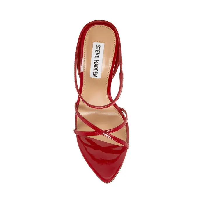 Steve Madden Stunner Red Patent Womens Heels