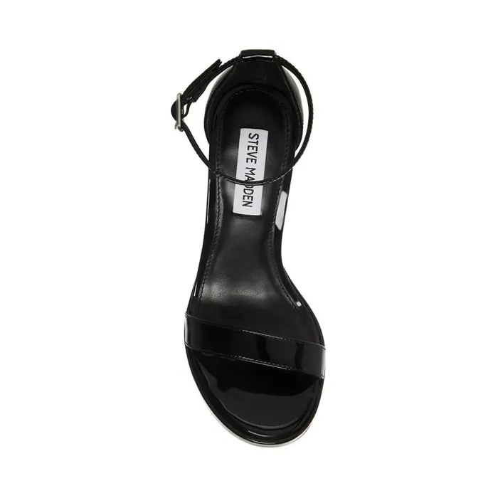 Steve Madden Susan Black Patent Womens Heels