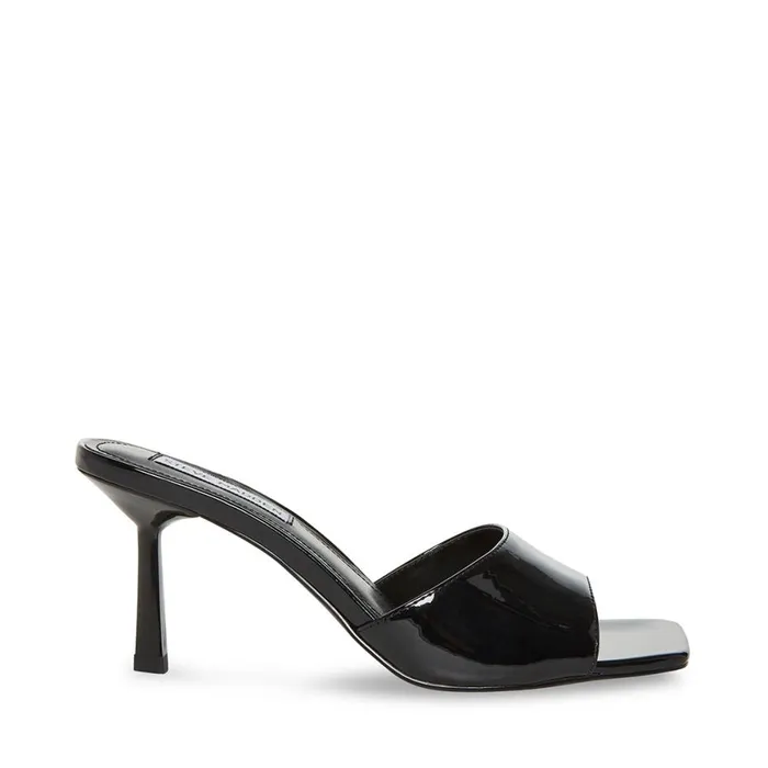 Steve Madden Sylvie Black Patent Womens Heels