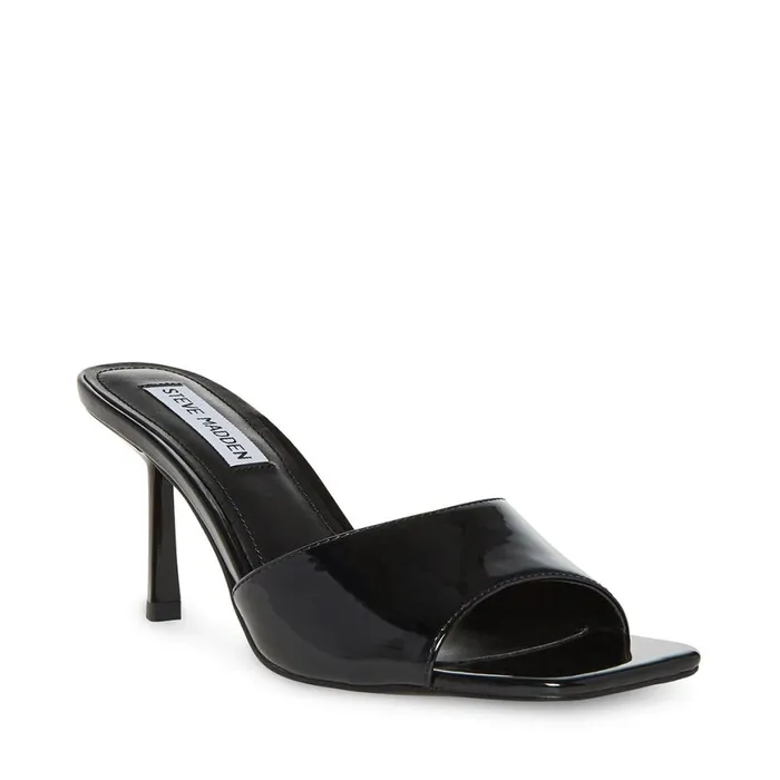 Steve Madden Sylvie Black Patent Womens Heels
