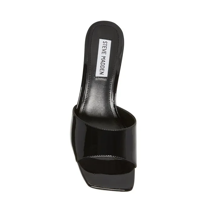 Steve Madden Sylvie Black Patent Womens Heels