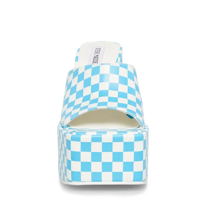 Steve Madden Trixie BlueWhite Womens Heels