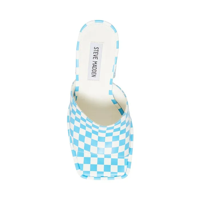 Steve Madden Trixie BlueWhite Womens Heels