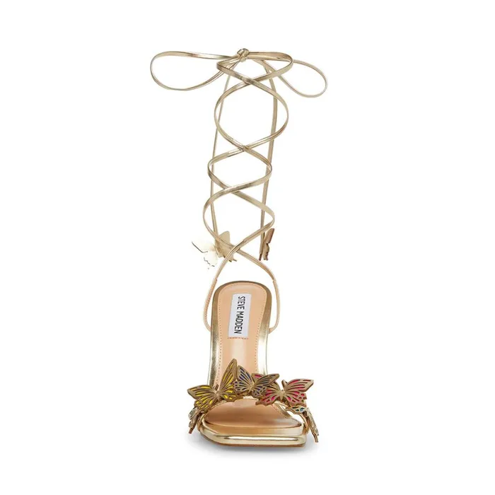 Steve Madden Utopia Gold Womens Heels