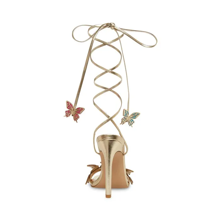 Steve Madden Utopia Gold Womens Heels