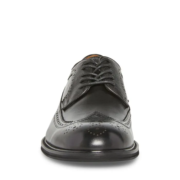 Steve Madden Xavion Black Leather Mens Dress Steve Madden Xavion Black Leather Mens Dress