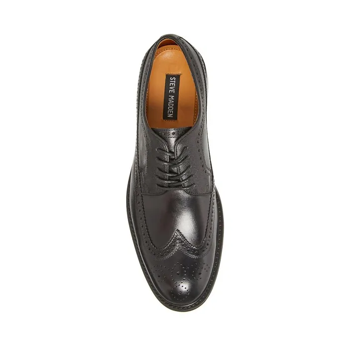 Steve Madden Xavion Black Leather Mens Dress Steve Madden Xavion Black Leather Mens Dress