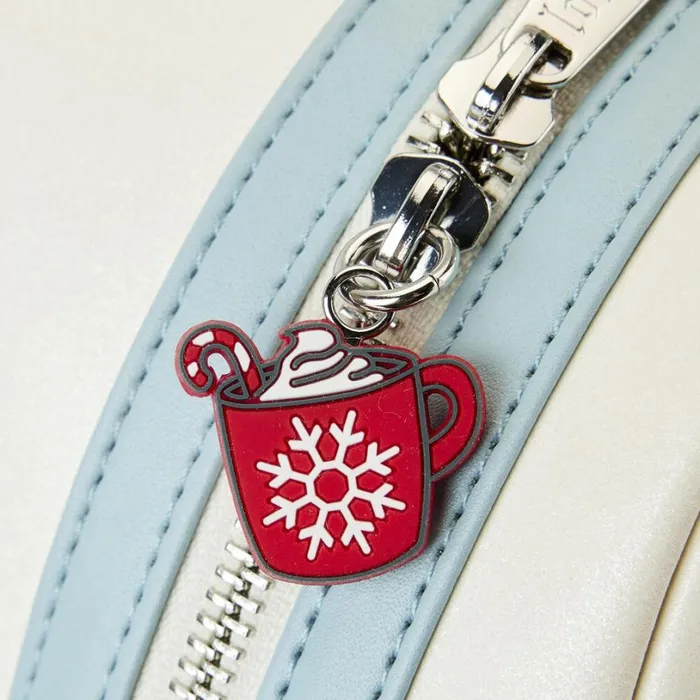 Stitch Holiday Snow Angel Glitter Mini Backpack Unisex Loungefly Backpacks Stitch Holiday Snow Angel Glitter Mini Backpack Unisex Loungefly Backpacks