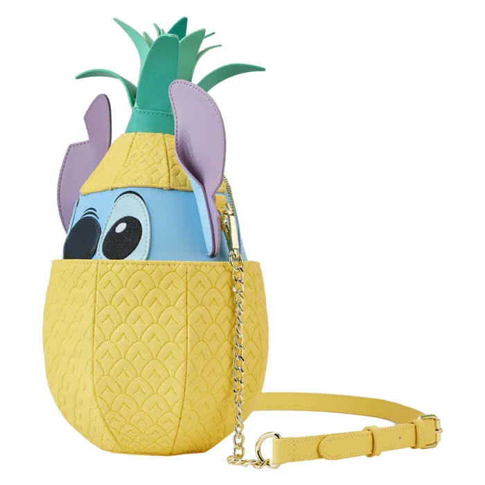 Stitch Shoppe Lilo And Stitch Figural Pineapple Crossbody Bag Unisex Loungefly Crossbody Bags Stitch Shoppe Lilo And Stitch Figural Pineapple Crossbody Bag Unisex Loungefly Crossbody Bags
