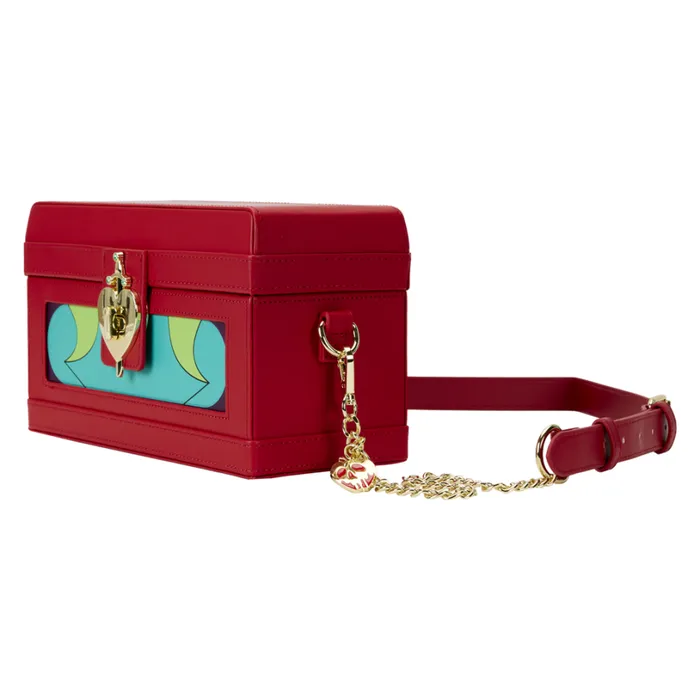 Stitch Shoppe Snow White Exclusive Evil Queen Heart Box Figural Crossbody Bag Unisex Loungefly Crossbody Bags Stitch Shoppe Snow White Exclusive Evil Queen Heart Box Figural Crossbody Bag Unisex Loungefly Crossbody Bags