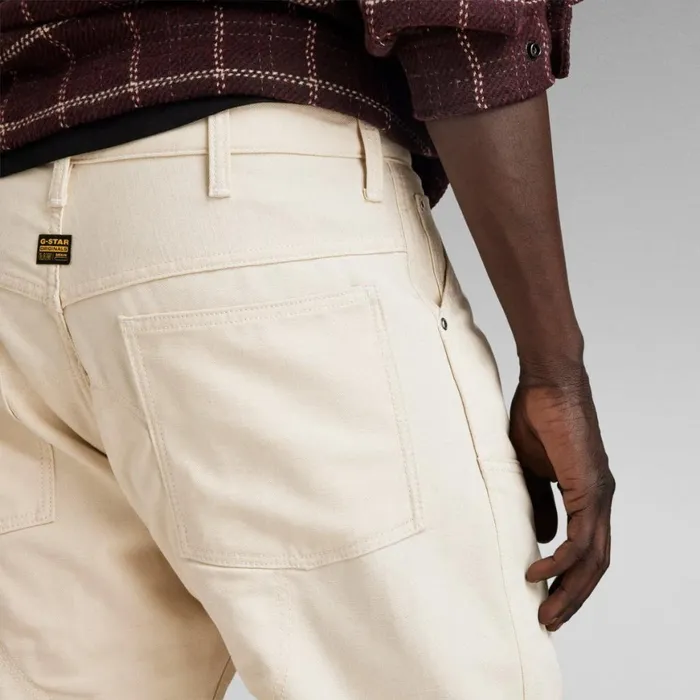 Straight MenWomen GStar RAW 5620 GStar Elwood Regular Jeans Ecru
