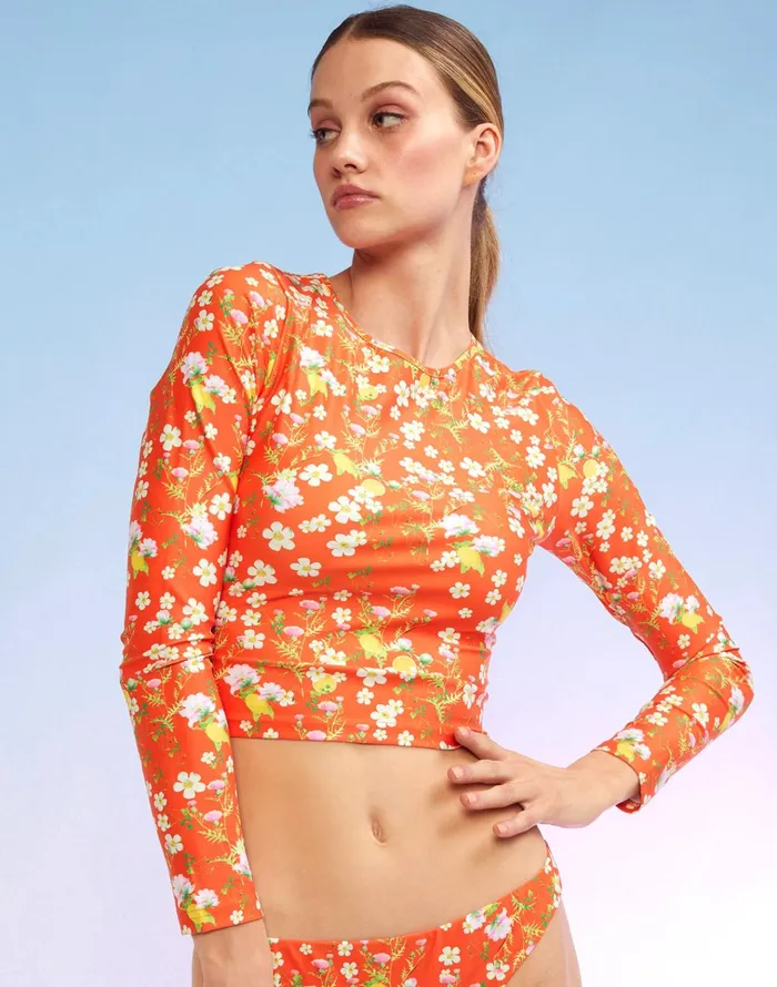 Sunkissed Rashguard 8211 Orgmt Women Cynthia Rowley Surf and Swim