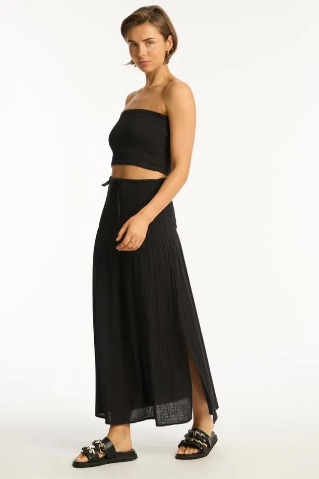 Sunset Beach Bandeau Top Sunset Black Women Sea Level Tops