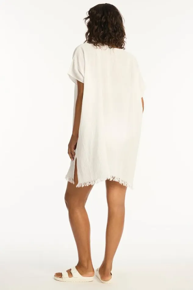 Sunset Kaftan Sunset White Women Sea Level Kaftans