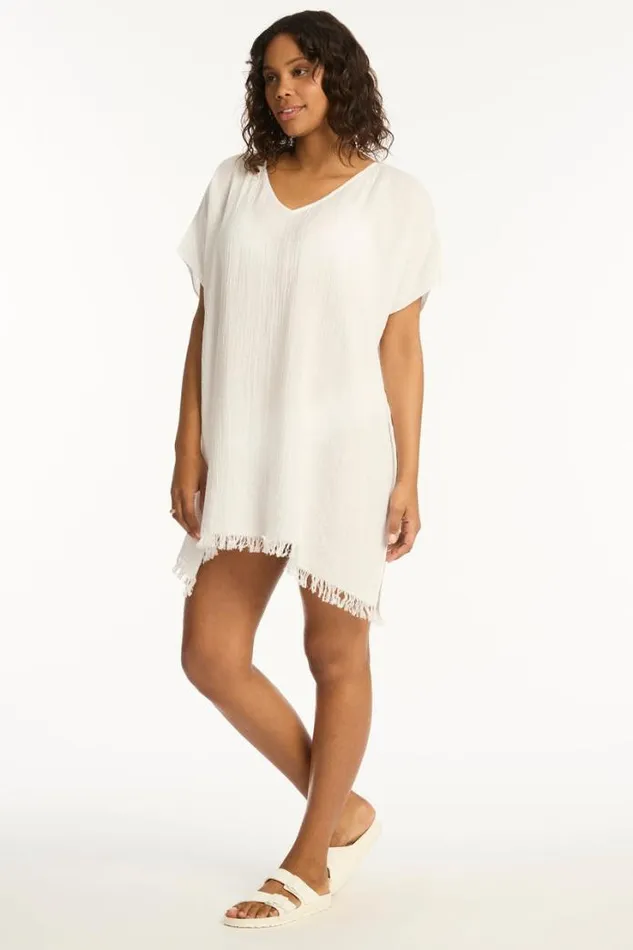 Sunset Kaftan Sunset White Women Sea Level Kaftans