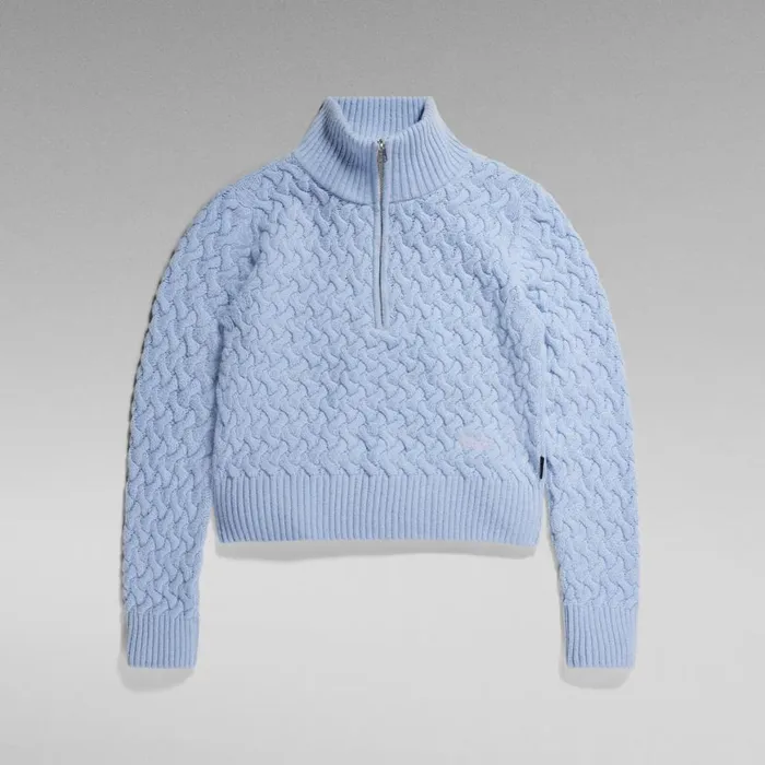 Sweaters Women GStar RAW Chunky Skipper Knitted Sweater Icelandic Blue