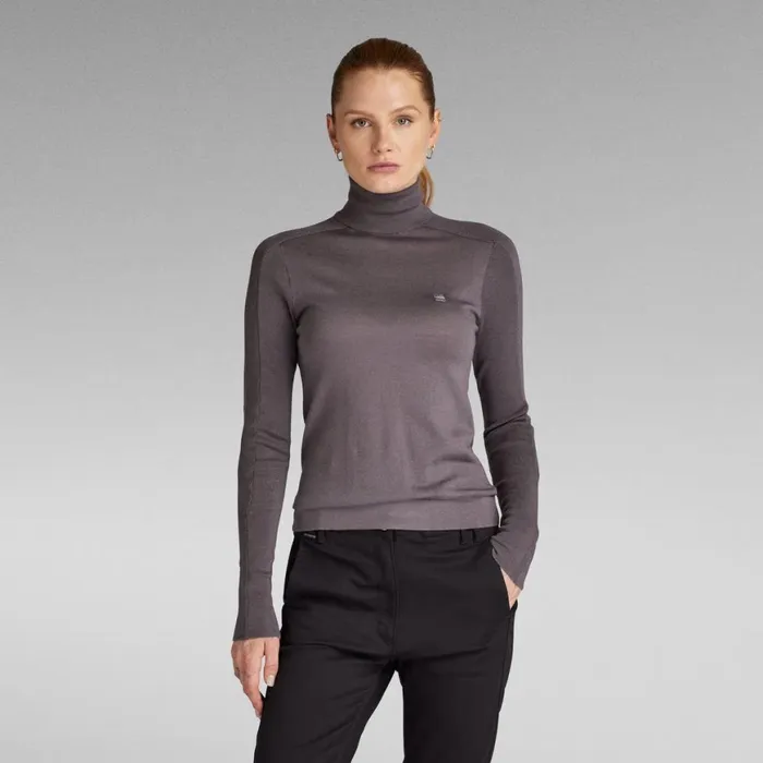 Sweaters Women GStar RAW Core Slim Turtle Knit Rabbit