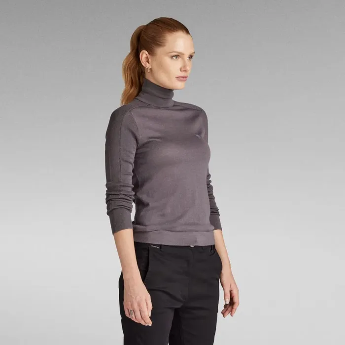 Sweaters Women GStar RAW Core Slim Turtle Knit Rabbit