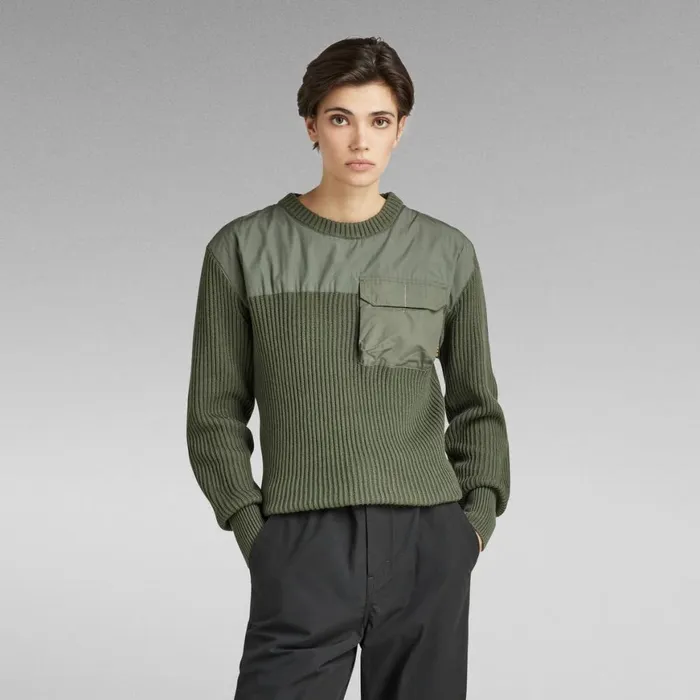 Sweaters Women GStar RAW Unisex Army Knit Light Hunter