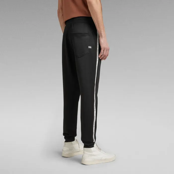 Sweatpants Men GStar RAW Aichesal Or Slim Tapered Sweat Pants Dark Black