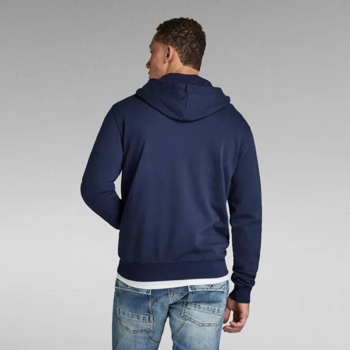 Sweatshirts and Hoodies Men GStar RAW Painted Graphic Hoodie Sartho Blue