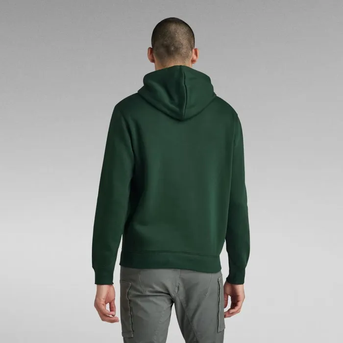 Sweatshirts and Hoodies Men GStar RAW Premium Core Hooded Sweater Laub