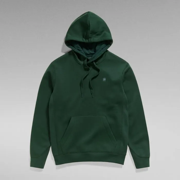 Sweatshirts and Hoodies Men GStar RAW Premium Core Hooded Sweater Laub