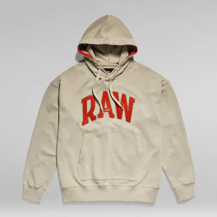 Sweatshirts and Hoodies Men GStar RAW RAW University Oversized Hoodie Spray Green