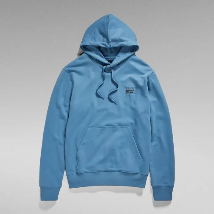 Sweatshirts and Hoodies Men GStar RAW Regular Hooded Sweater Azul
