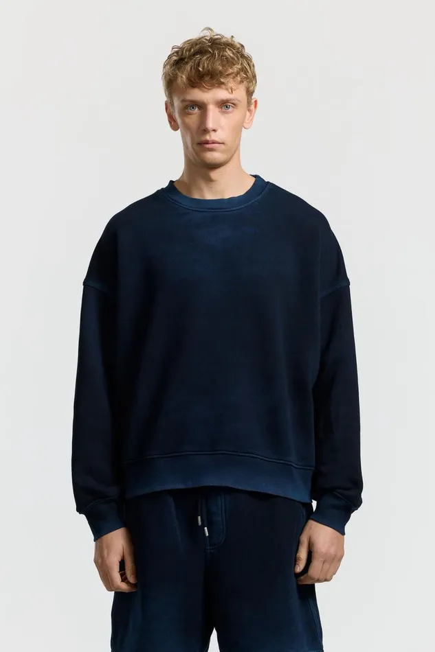 Sweatshirts Men COTTON CITIZEN Boston Crew Vintage Navy