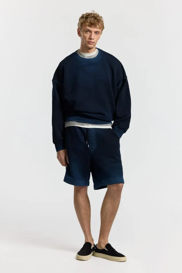 Sweatshirts Men COTTON CITIZEN Boston Crew Vintage Navy Sweatshirts Men COTTON CITIZEN Boston Crew Vintage Navy