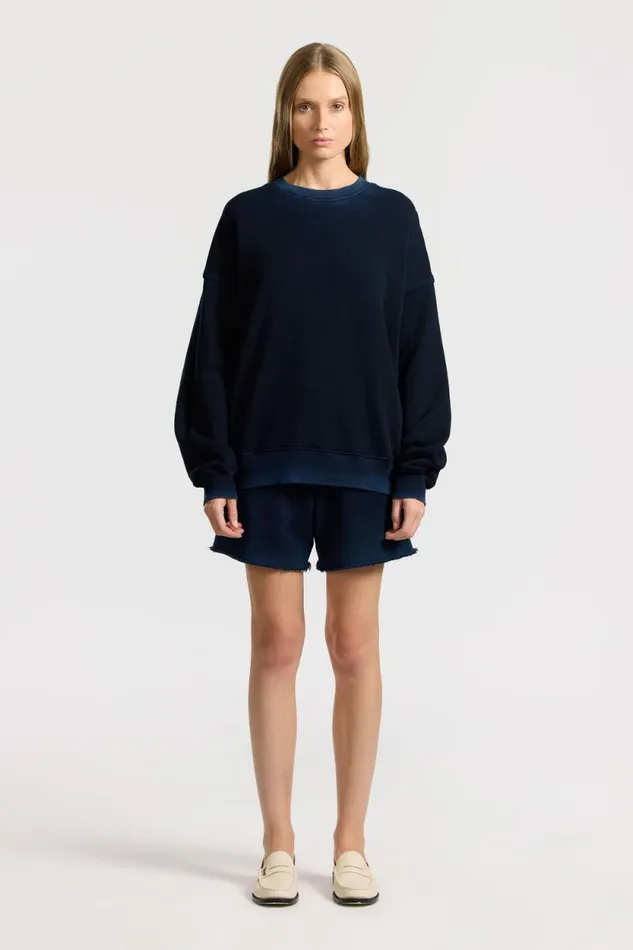 Sweatshirts Men COTTON CITIZEN Boston Crew Vintage Navy Sweatshirts Men COTTON CITIZEN Boston Crew Vintage Navy