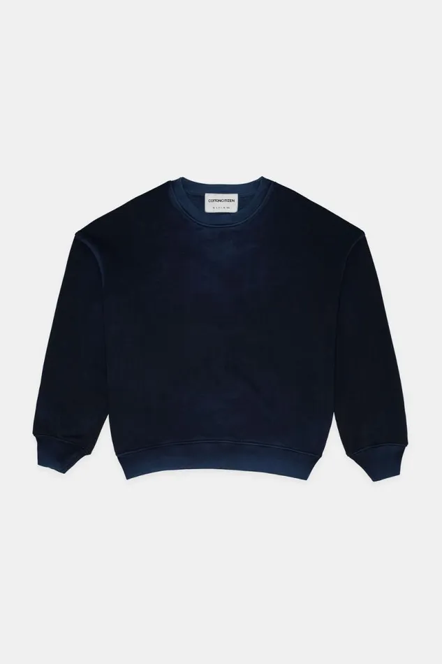 Sweatshirts Men COTTON CITIZEN Boston Crew Vintage Navy Sweatshirts Men COTTON CITIZEN Boston Crew Vintage Navy