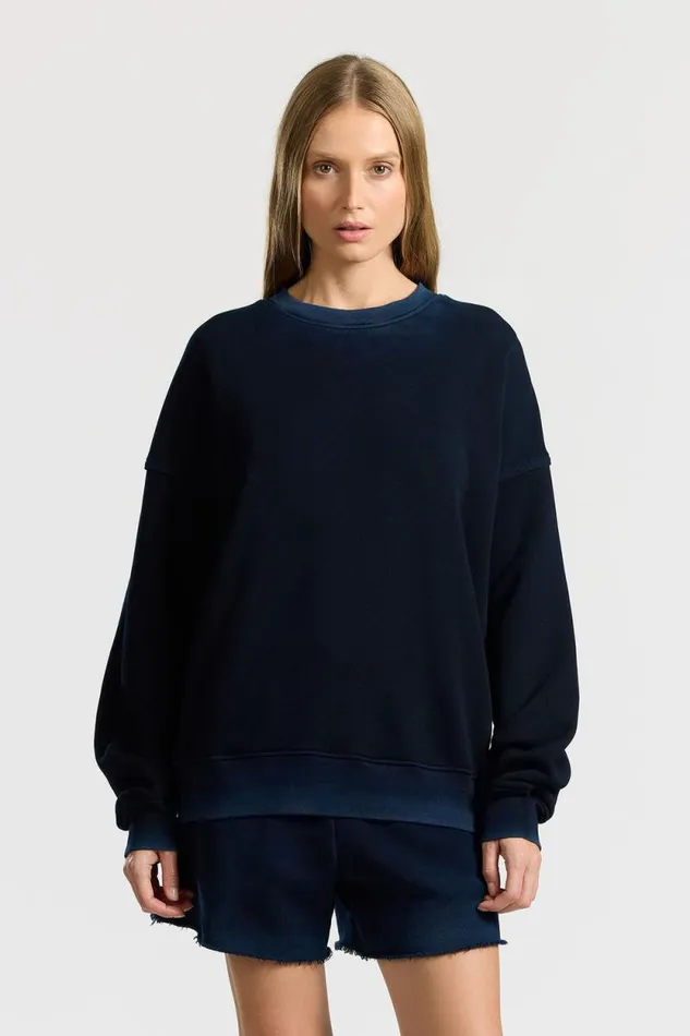 Sweatshirts Women COTTON CITIZEN Boston Crew Vintage Navy Sweatshirts Women COTTON CITIZEN Boston Crew Vintage Navy