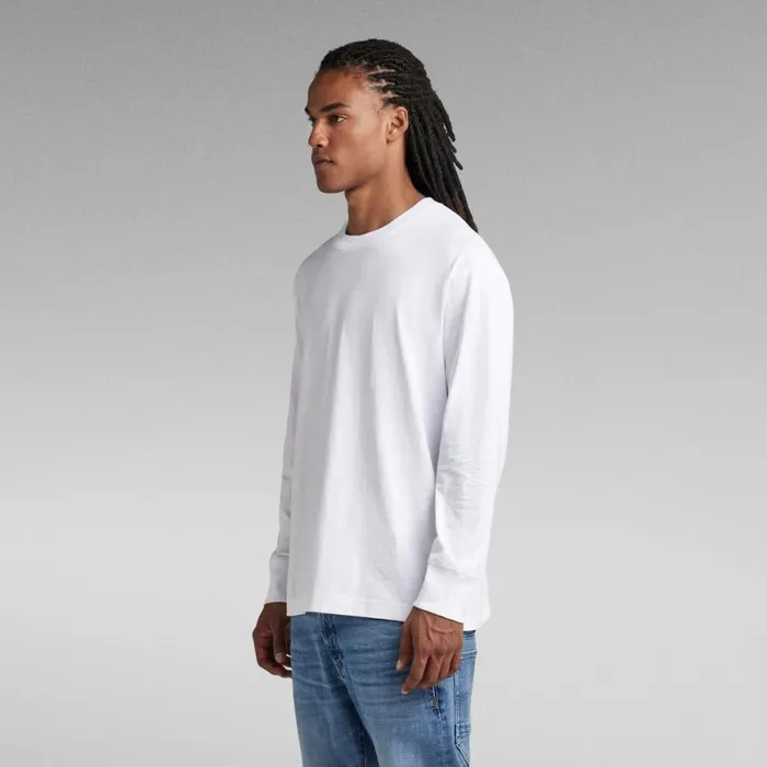 TShirts and Polos Men GStar RAW Back Graphic Boxy TShirt White