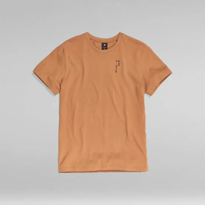 TShirts and Polos Men GStar RAW Back Graphic Text TShirt Chipmunk