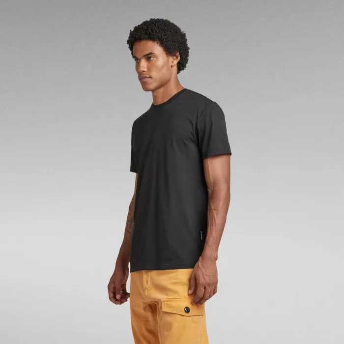 TShirts and Polos Men GStar RAW Back Photo Print TShirt Dark Black