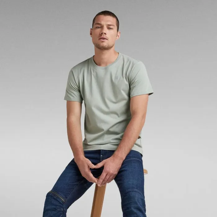 TShirts and Polos Men GStar RAW BaseS TShirt Iceberg Green