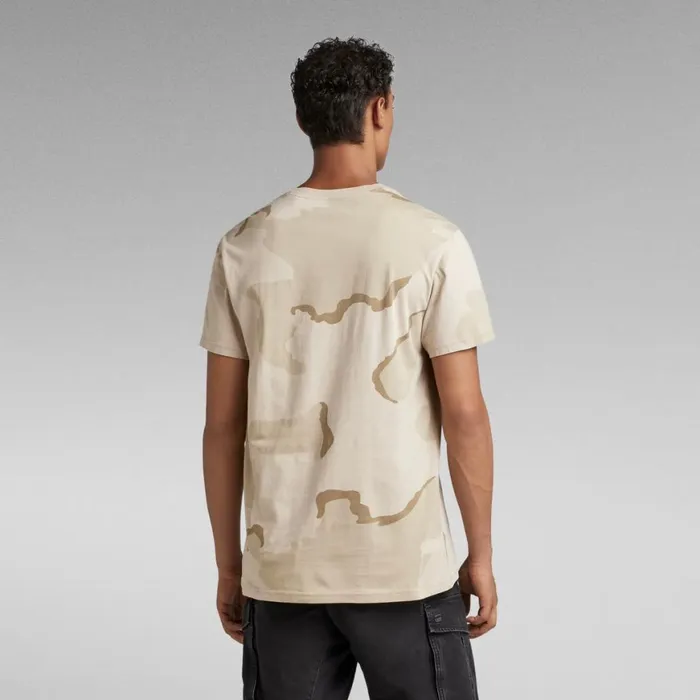 TShirts and Polos Men GStar RAW Desert Camo TShirt Dk Brick Desert Camo