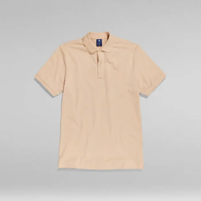 TShirts and Polos Men GStar RAW Dunda Slim Polo Ivory Cream